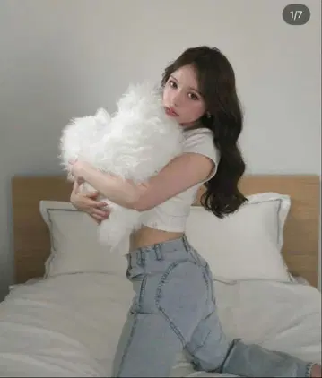 andmary 앤드마리 heart hip denim