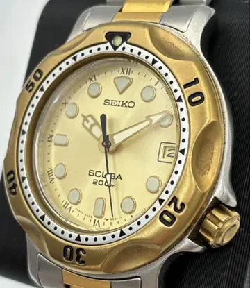 SEIKO 세이코 스쿠버 5H25-6000 쿼츠 데이트