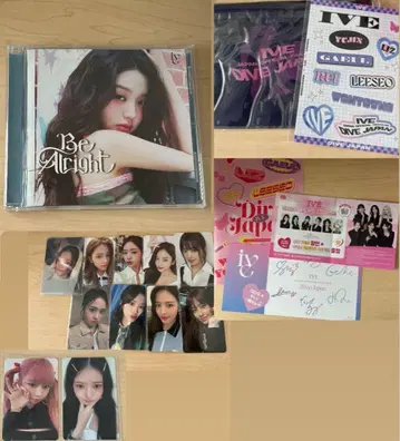 IVE 굿즈 유진 레이 원영 트레이딩 카드 CD 묶음 판매