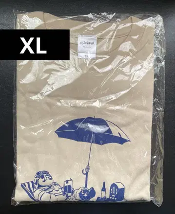 지브리 포르코 T셔츠 XL 사이즈 베이지