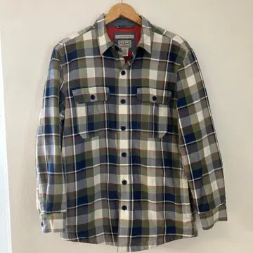 LL.Bean 셔츠 자켓 프리마로프트 안감 퀼팅