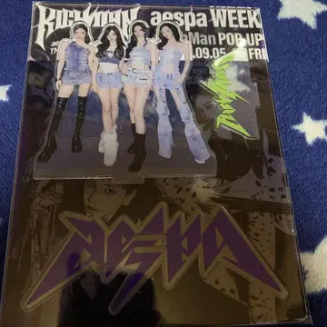 새상품 K-POP aespa 에스파 Rich Man 아크릴 스탠드