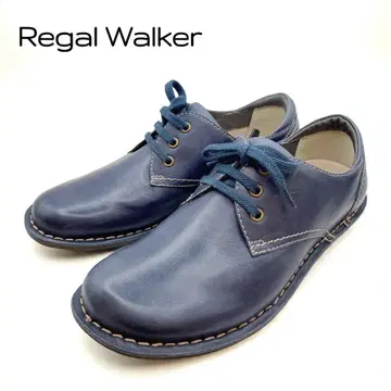 새상품급 Regal Walker 레이스업 안장 가죽 스니커즈