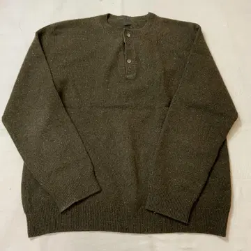 A/W PAPAS 파파스 헨리넥 니트 스웨터 L