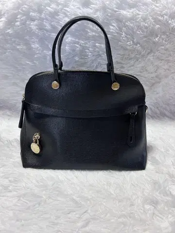 컨디션 최상 FURLA 파이퍼 2way 핸드백 숄더백 블랙