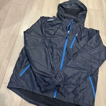 [ 미사용 새상품 ] Reebok 네이비 후드 부착 마운틴 후드티