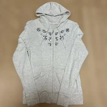 페이튼 플레이스 비쥬 부착 집업 후드티