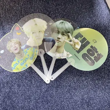 BTS 부채 4개 세트