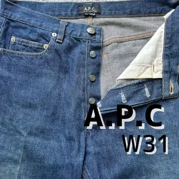 A.P.C. 아페쎄 STANDARD 셀비치 버튼 플라이 W31