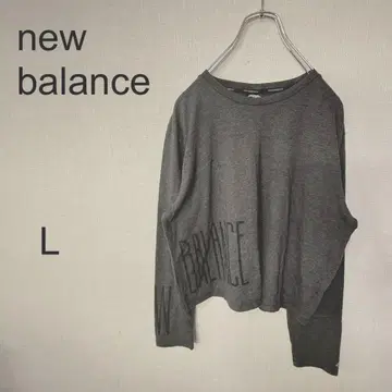 뉴발란스 new balance 긴팔 T셔츠 [ L ] 로고 심플