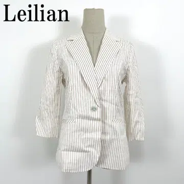 LA5965 레리안 스트라이프 테일러드 자켓 아이보리 계열 11