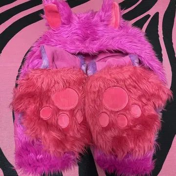[레어] 디즈니 체셔 고양이 머플러 캡