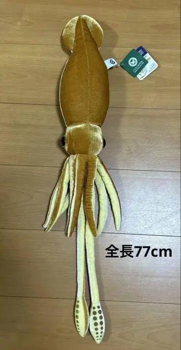 대왕오징어 M 사이즈 봉제 인형 토바 수족관