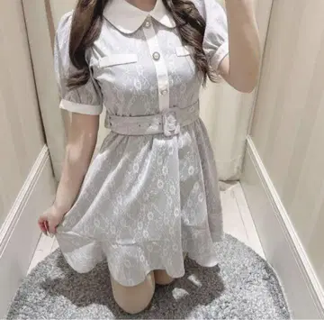 evelyn 레이스 플레어 원피스