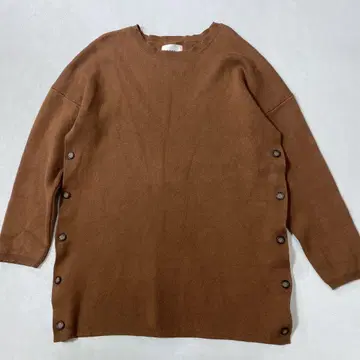 AMERI VINTAGE 사이드 딥 슬릿 니트