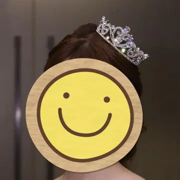 LoveTiara 실버 크리스탈 티아라 크라운