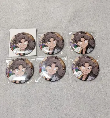 닌타마 란타로 극락탕 타케야 하치자에몬 캔뱃지 6점