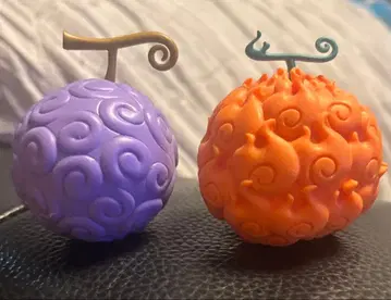 원피스 악마의 열매 피규어 고무고무 메라메라 2개 세트