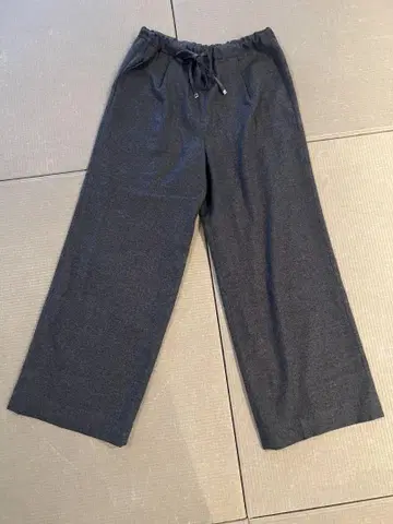 UNITED ARROWS 그레이 와이드 팬츠 38