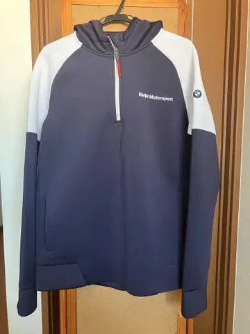 BMW Motorsport 집업 후드티 네이비 L 사이즈
