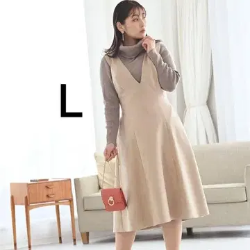 하트 클로젯 Heart Closet 스웨이드 오버롤 스커트