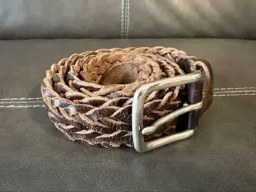 WHITE HOUSE COX 가죽 메쉬 벨트