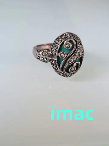 터콰이즈, 마카사이트 SILVER925 빈티지풍 반지 [이맥]