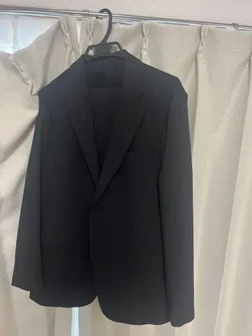 블랙 비즈니스 정장 싱글 브레스트