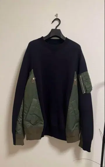 Sponge Sweat x Nylon Twill Pullover