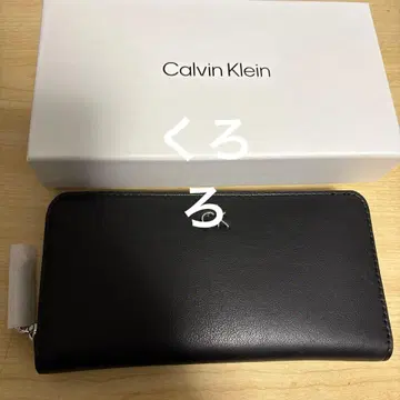 [정품] Calvin Klein 캘빈클라인 ck 로고 장지갑