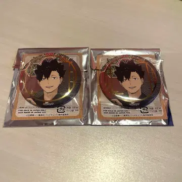 하이큐!! JR 도카이 금박 캔뱃지 컬렉션 쿠로오 테츠로