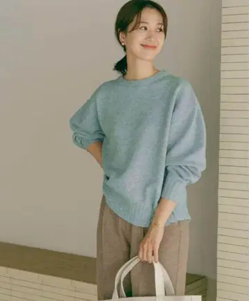 어반 리서치 도어스 해밀턴 울 크루 와이드 풀오버