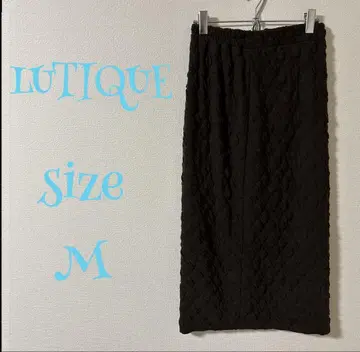 LUTIQUE 블랙 타이트 스커트 M