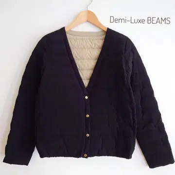 Demi-Luxe BEAMS 데미룩스 빔즈 리버서블 이너 다운