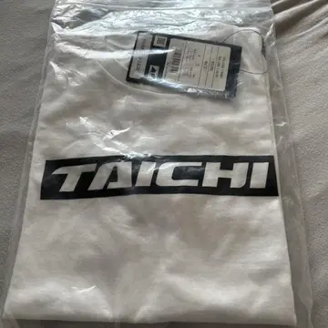 TAICHI 박스 로고 T셔츠 S 화이트