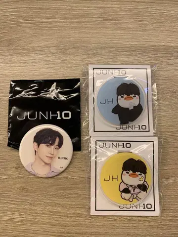 JUNHO 핀 배지 3개 세트