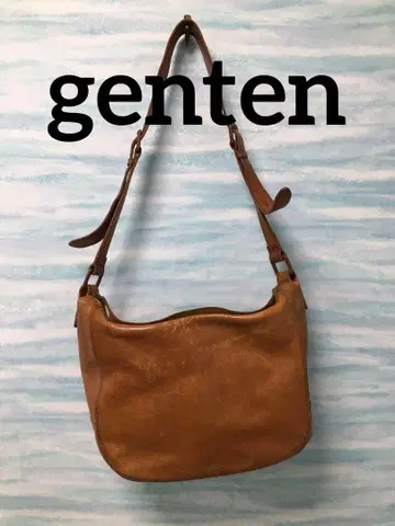 [genten] 숄더백 브라운 밴드 포함