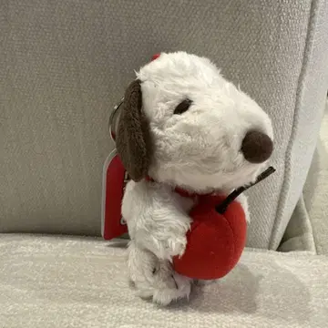 스누피 PEANUTS 푸치후와 마스코트 키링 체리 PLAZA 한정판