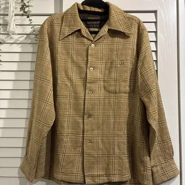 70s sir pendleton 울 셔츠 보드 셔츠