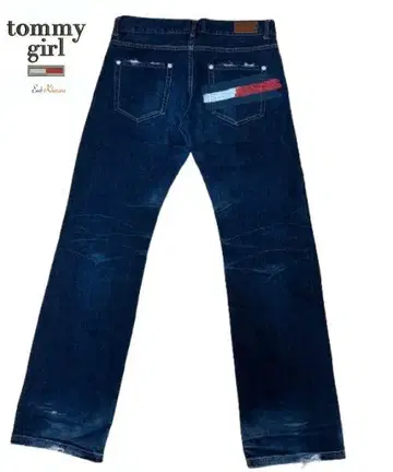 TOMMY GIRL JEANS 토미걸 데님 데미지 가공 M 사이즈