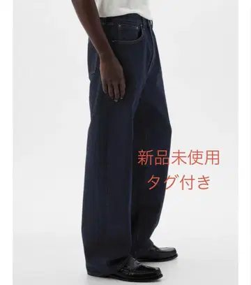 다크 블루 스트레이트 데님 미사용 새상품