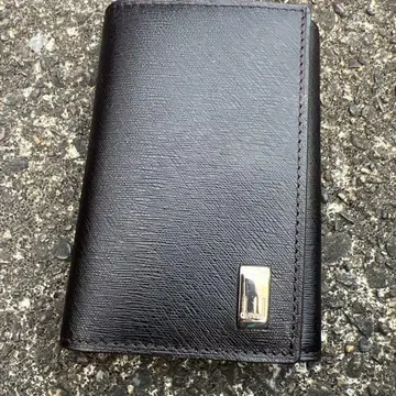 dunhill 블랙 가죽 키케이스