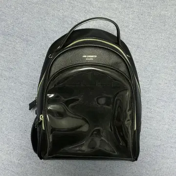 & chouette 최애 가방 클리어 포켓 백팩 블랙