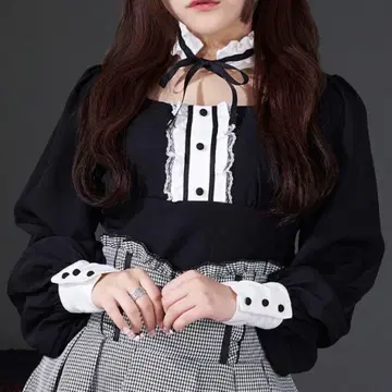 Pal elfy 도리 초커 블라우스