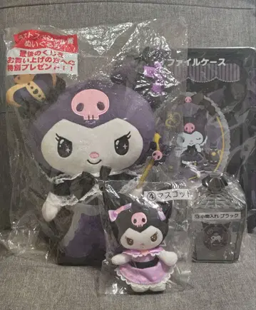 산리오 뽑기 쿠로미 세트