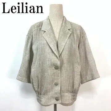 LA7164 레리안 린넨 긴팔 테일러드 자켓 베이지 9