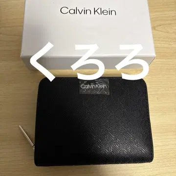 [정품] Calvin Klein 캘빈클라인 로고 반지갑