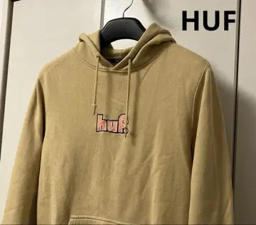 HUF 하프 가슴 로고 후드티 풀오버 남성용 M