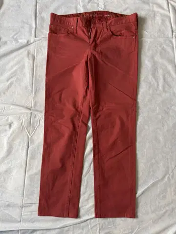 K.T premium jeans 빨간색 스트레이트 팬츠