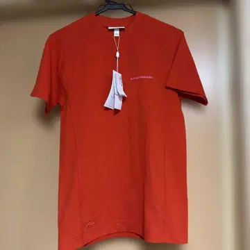 LACOSTE 슬림핏 오렌지 셔츠 US XS